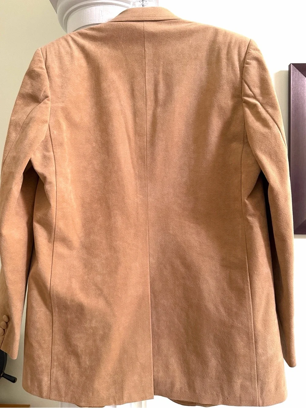VTG Hand-Tailored Genuine Suede Early 70’s Sport Coat Kismet Inc. Hong Kong 42L